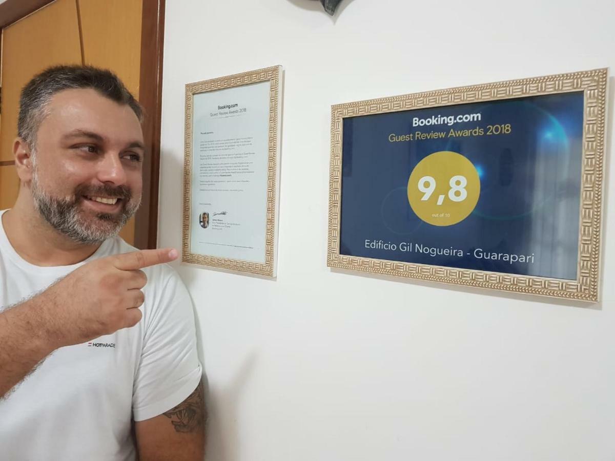 Апартаменти Praia Do Morro - Guarapari - Apto 2 Quartos Com Internet - Piscina - Ar Split - Edificio Gil Nogueira Екстер'єр фото